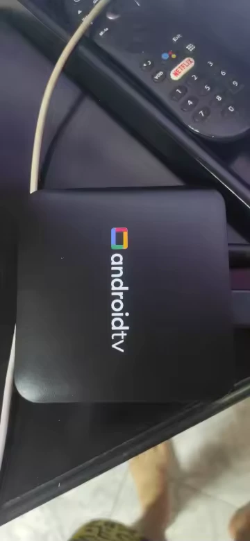 SmartStick hooked up to TV